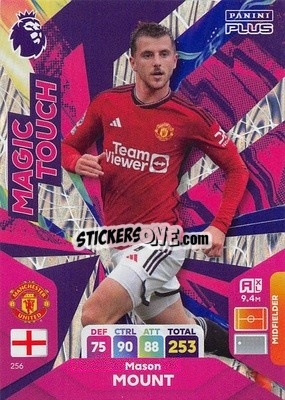 Sticker Mason Mount - English Premier League 2023-2024. Adrenalyn XL Plus
 n. 256 - Topps