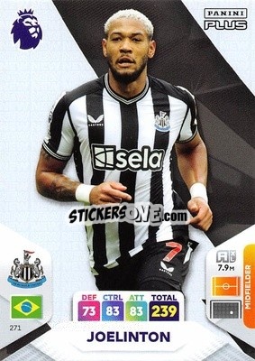 Sticker Joelinton - English Premier League 2023-2024. Adrenalyn XL Plus
 - Topps