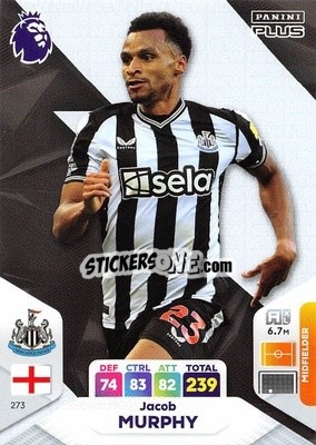 Sticker Jacob Murphy - English Premier League 2023-2024. Adrenalyn XL Plus
 - Topps