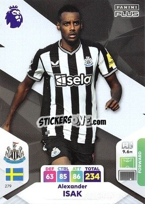 Sticker Alexander Isak - English Premier League 2023-2024. Adrenalyn XL Plus
 - Topps