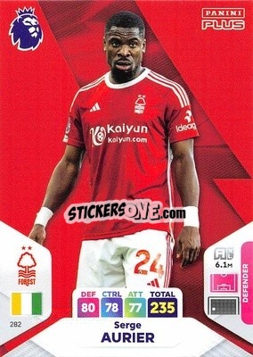 Sticker Serge Aurier - English Premier League 2023-2024. Adrenalyn XL Plus
 - Topps