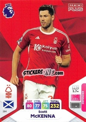 Sticker Scott McKenna - English Premier League 2023-2024. Adrenalyn XL Plus
 n. 284 - Topps