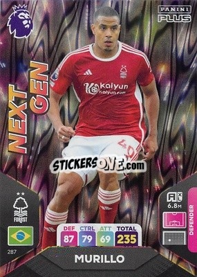 Sticker Murillo - English Premier League 2023-2024. Adrenalyn XL Plus
 n. 287 - Topps