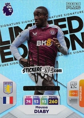 Sticker Moussa Diaby - English Premier League 2023-2024. Adrenalyn XL Plus
 - Topps