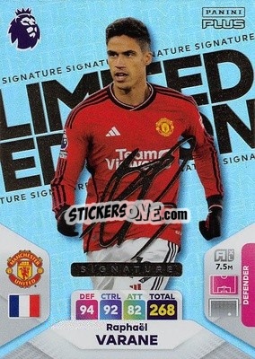 Cromo Raphaël Varane - English Premier League 2023-2024. Adrenalyn XL Plus
 - Topps