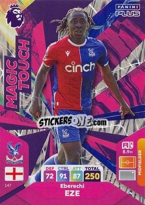 Sticker Eberechi Eze - English Premier League 2023-2024. Adrenalyn XL Plus
 n. 147 - Topps