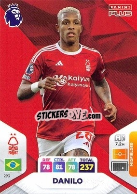 Sticker Danilo - English Premier League 2023-2024. Adrenalyn XL Plus
 n. 293 - Topps