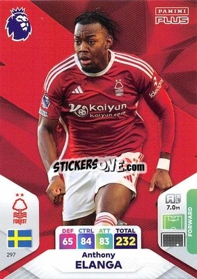 Sticker Anthony Elanga - English Premier League 2023-2024. Adrenalyn XL Plus
 n. 297 - Topps