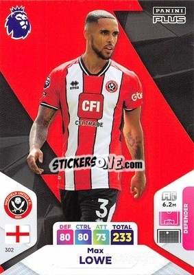 Sticker Max Lowe - English Premier League 2023-2024. Adrenalyn XL Plus
 - Topps