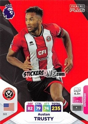 Cromo Auston Trusty - English Premier League 2023-2024. Adrenalyn XL Plus
 n. 303 - Topps