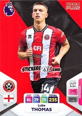 Sticker Luke Thomas - English Premier League 2023-2024. Adrenalyn XL Plus
 n. 305 - Topps