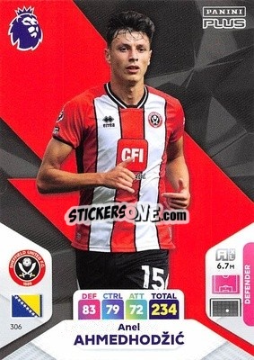 Sticker Anel Ahmedhodžić - English Premier League 2023-2024. Adrenalyn XL Plus
 n. 306 - Topps