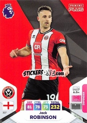 Sticker Jack Robinson - English Premier League 2023-2024. Adrenalyn XL Plus
 n. 307 - Topps