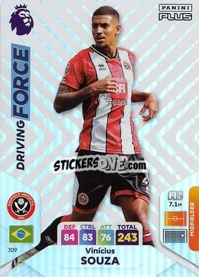 Figurina Vinicius Souza - English Premier League 2023-2024. Adrenalyn XL Plus
 - Topps