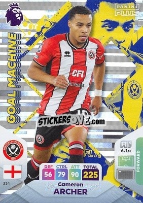 Sticker Cameron Archer - English Premier League 2023-2024. Adrenalyn XL Plus
 - Topps