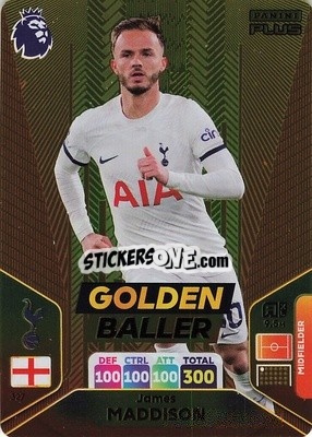 Sticker James Maddison - English Premier League 2023-2024. Adrenalyn XL Plus
 n. 327 - Topps