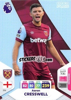 Sticker Aaron Cresswell - English Premier League 2023-2024. Adrenalyn XL Plus
 - Topps