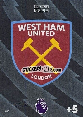 Sticker West Ham United - English Premier League 2023-2024. Adrenalyn XL Plus
 n. 337 - Topps