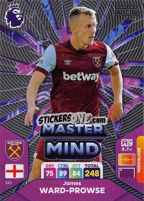 Sticker James Ward-Prowse - English Premier League 2023-2024. Adrenalyn XL Plus
 n. 343 - Topps
