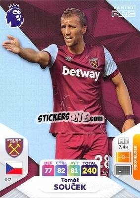 Sticker Tomáš Souček - English Premier League 2023-2024. Adrenalyn XL Plus
 n. 347 - Topps