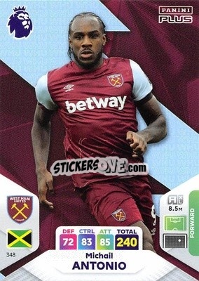 Sticker Michail Antonio - English Premier League 2023-2024. Adrenalyn XL Plus
 - Topps