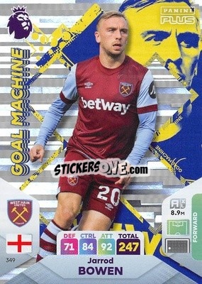 Sticker Jarrod Bowen - English Premier League 2023-2024. Adrenalyn XL Plus
 n. 349 - Topps