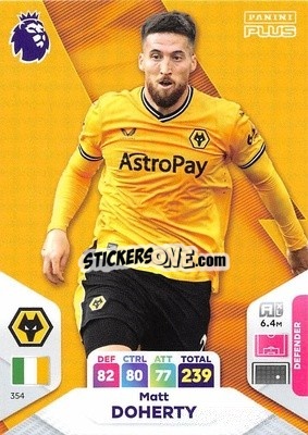Sticker Matt Doherty - English Premier League 2023-2024. Adrenalyn XL Plus
 - Topps