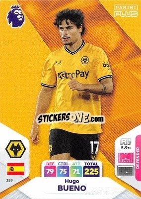 Cromo Santiago Bueno - English Premier League 2023-2024. Adrenalyn XL Plus
 n. 359 - Topps