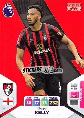 Sticker Lloyd Kelly - English Premier League 2023-2024. Adrenalyn XL Plus
 n. 12 - Topps