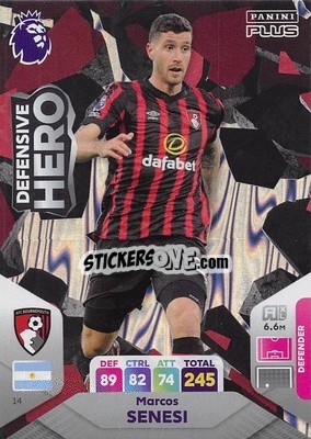 Sticker Marcos Sensei - English Premier League 2023-2024. Adrenalyn XL Plus
 n. 14 - Topps
