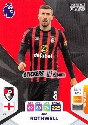 Sticker Joe Rothwell - English Premier League 2023-2024. Adrenalyn XL Plus
 n. 20 - Topps