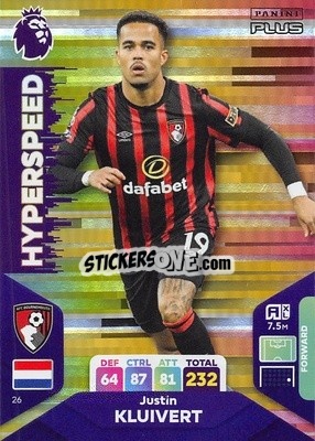 Sticker Justin Kluivert - English Premier League 2023-2024. Adrenalyn XL Plus
 n. 26 - Topps