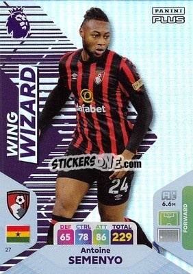 Sticker Antonie Semenyo - English Premier League 2023-2024. Adrenalyn XL Plus
 n. 27 - Topps