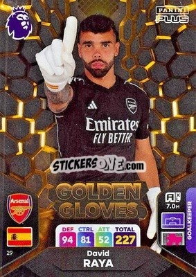 Figurina David Raya - English Premier League 2023-2024. Adrenalyn XL Plus
 - Topps