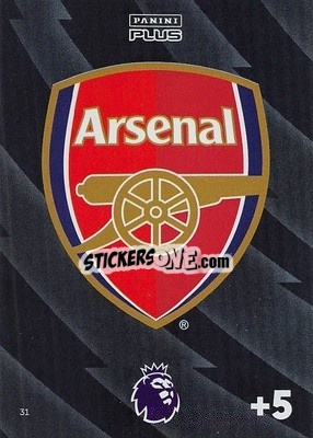 Sticker Arsenal - English Premier League 2023-2024. Adrenalyn XL Plus
 n. 31 - Topps
