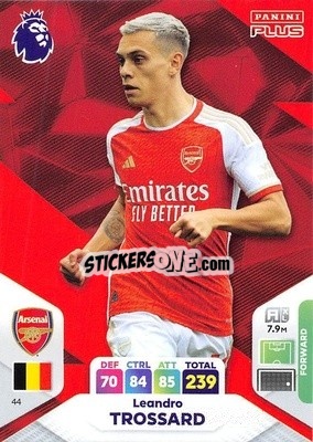 Sticker Leandro Trossard - English Premier League 2023-2024. Adrenalyn XL Plus
 - Topps