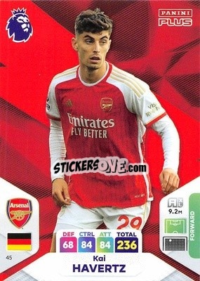 Sticker Kai Havertz - English Premier League 2023-2024. Adrenalyn XL Plus
 - Topps