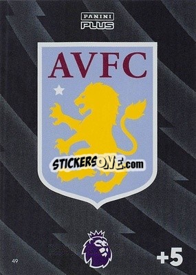 Sticker Aston Villa - English Premier League 2023-2024. Adrenalyn XL Plus
 n. 49 - Topps