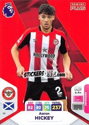 Sticker Aaron Hickey - English Premier League 2023-2024. Adrenalyn XL Plus
 - Topps