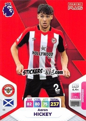 Sticker Aaron Hickey - English Premier League 2023-2024. Adrenalyn XL Plus
 n. 66 - Topps