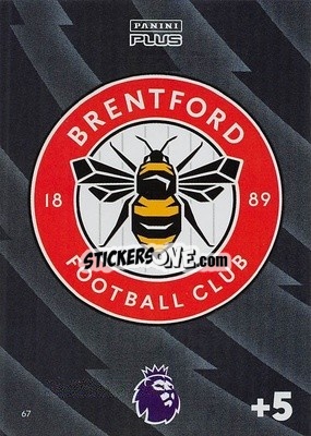 Cromo Brentford - English Premier League 2023-2024. Adrenalyn XL Plus
 - Topps