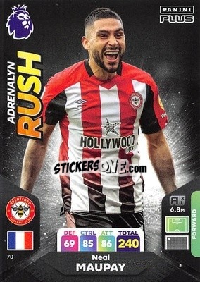 Sticker Neal Maupay - English Premier League 2023-2024. Adrenalyn XL Plus
 - Topps