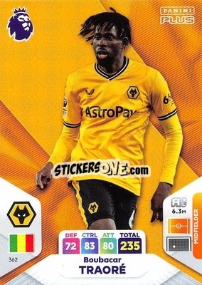 Cromo Boubacar Traoré - English Premier League 2023-2024. Adrenalyn XL Plus
 n. 362 - Topps