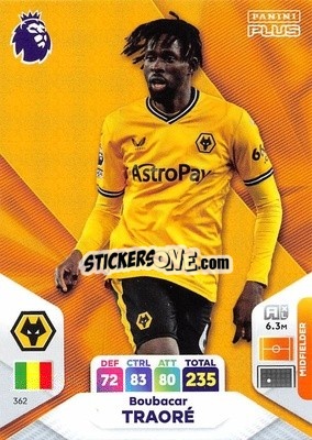 Figurina Boubacar Traoré - English Premier League 2023-2024. Adrenalyn XL Plus
 - Topps