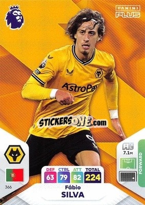 Sticker Fábio Silva - English Premier League 2023-2024. Adrenalyn XL Plus
 n. 366 - Topps