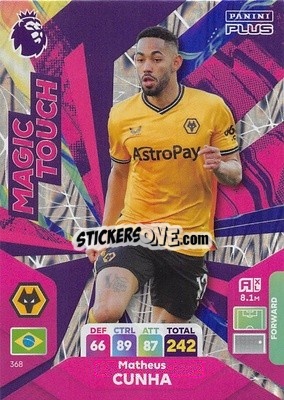 Sticker Matheus Cunha - English Premier League 2023-2024. Adrenalyn XL Plus
 - Topps