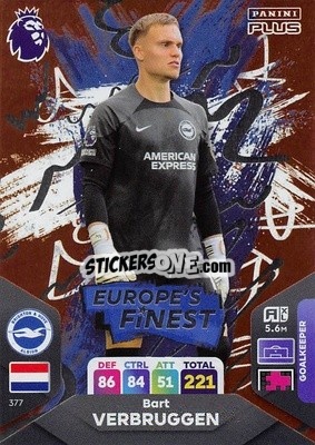 Sticker Bart Verbruggen - English Premier League 2023-2024. Adrenalyn XL Plus
 - Topps