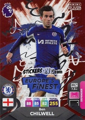 Sticker Ben Chilwell - English Premier League 2023-2024. Adrenalyn XL Plus
 n. 380 - Topps