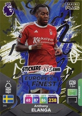 Sticker Anthony Elanga - English Premier League 2023-2024. Adrenalyn XL Plus
 - Topps