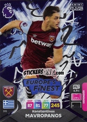 Sticker Konstantínos Mavropános - English Premier League 2023-2024. Adrenalyn XL Plus
 n. 395 - Topps